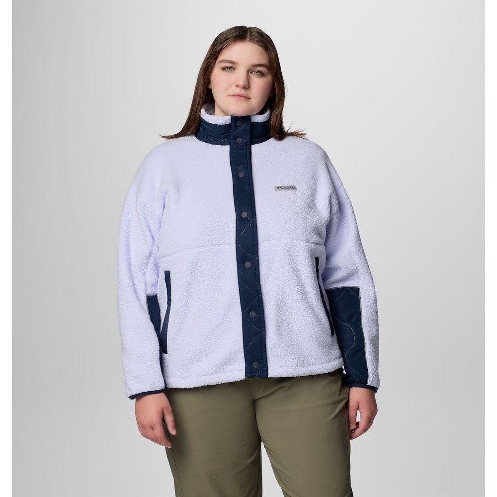 Columbia Cloud Point Snap Front Fleece Jacket Color: Collegiate Navy Sz M | NWT